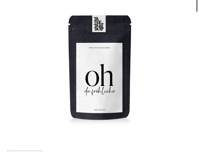 Weihnachtstee „Oh du fröhliche“ Früchtetee Kirschstollen Weihnachtstee „Oh du fröhliche“ Früchtetee Kirschstollen