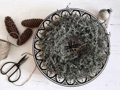 Asparaguskranz „Antik“, gewachst