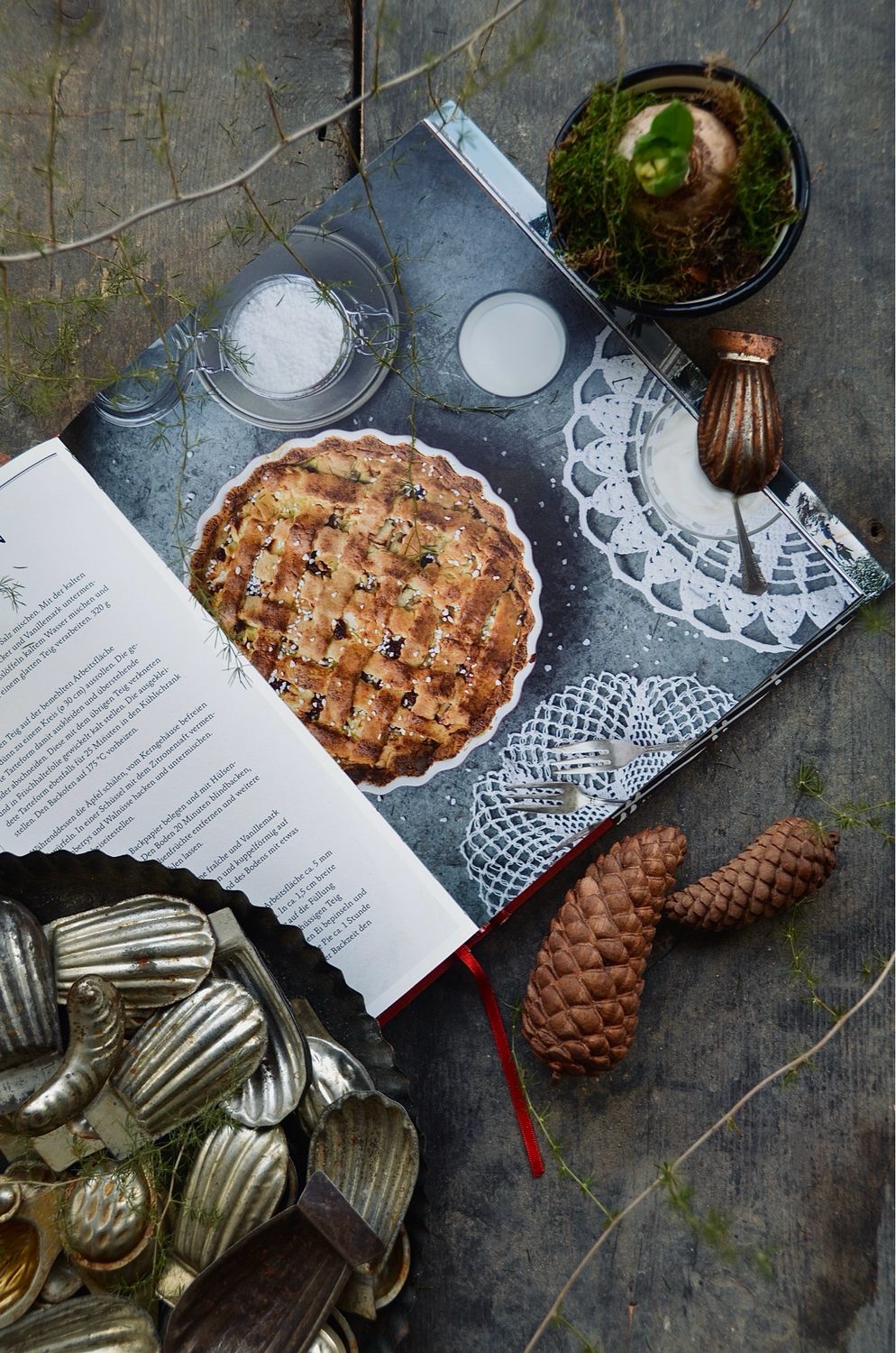 Vintage Backförmchen „Bärentatzen“, klein