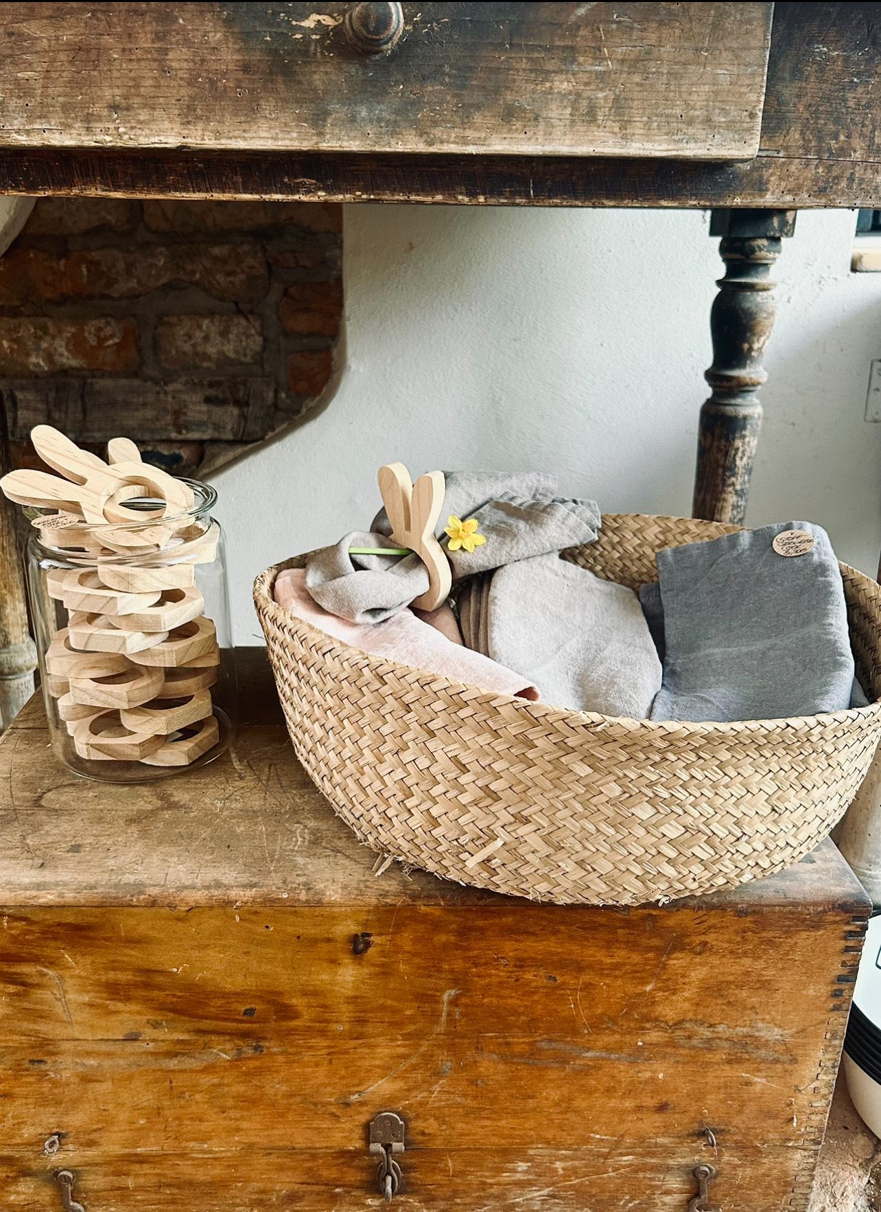 Serviettenringe aus Holz „Häschen“