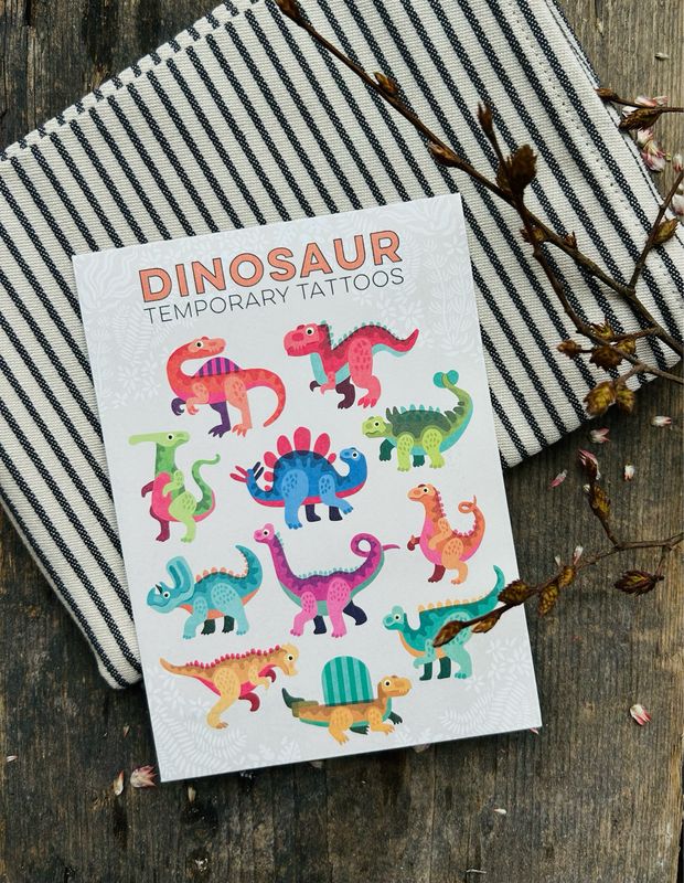 Temporäre Tattoos „Dinosaurier“ Temporäre Tattoos „Dinosaurier“