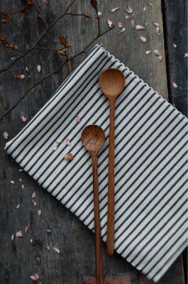 Geschirrtuch „Graue Streifen“, in 65x45cm