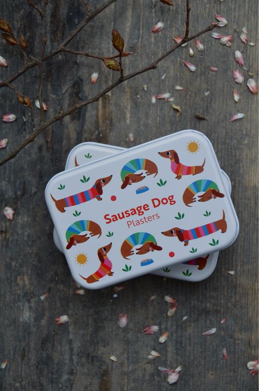 Pflaster „Dackel“ in der Dose Pflaster „Dackel“ in der Dose