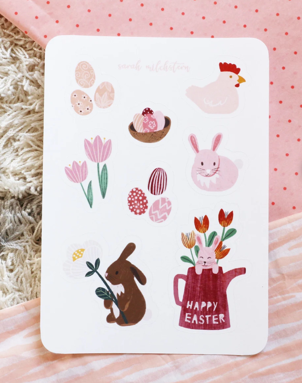 Stickerbogen Aufkleber „Ostern“