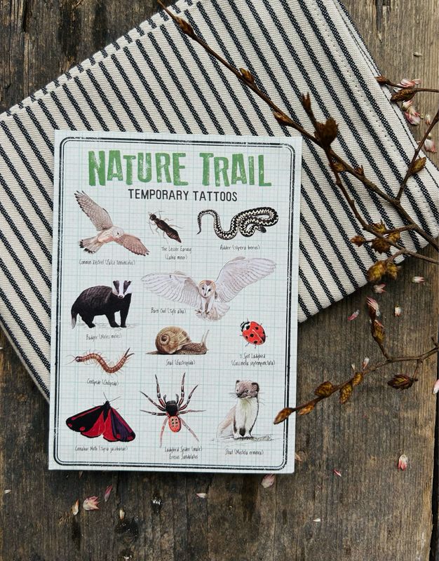 Temporäre Klebetattoos „Natur“ Temporäre Klebetattoos „Natur“