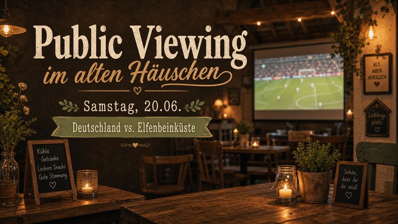 Public Viewing 20.06. - Deutschland gegen Elfenbeinküste