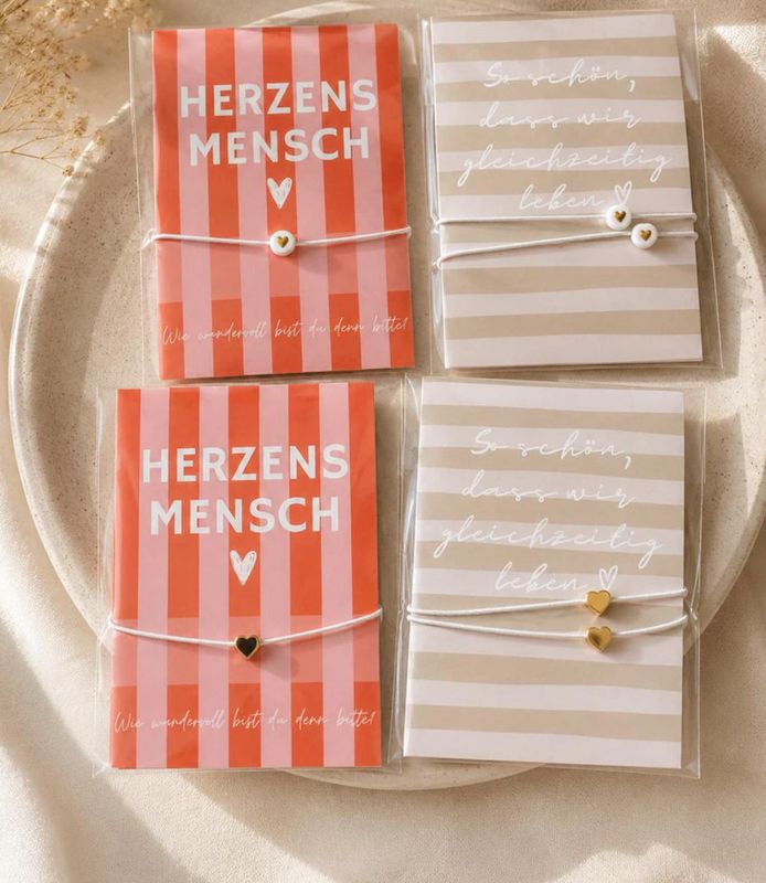 Armband mit Herz, “Herzensmensch”