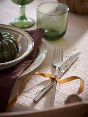 Geschenkband Veloursamt, in senfgelb von Ib Laursen Geschenkband Veloursamt, in senfgelb von Ib Laursen