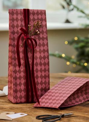 Geschenkband Veloursamt in bordeaux, Ib Laursen Geschenkband Veloursamt in bordeaux, Ib Laursen