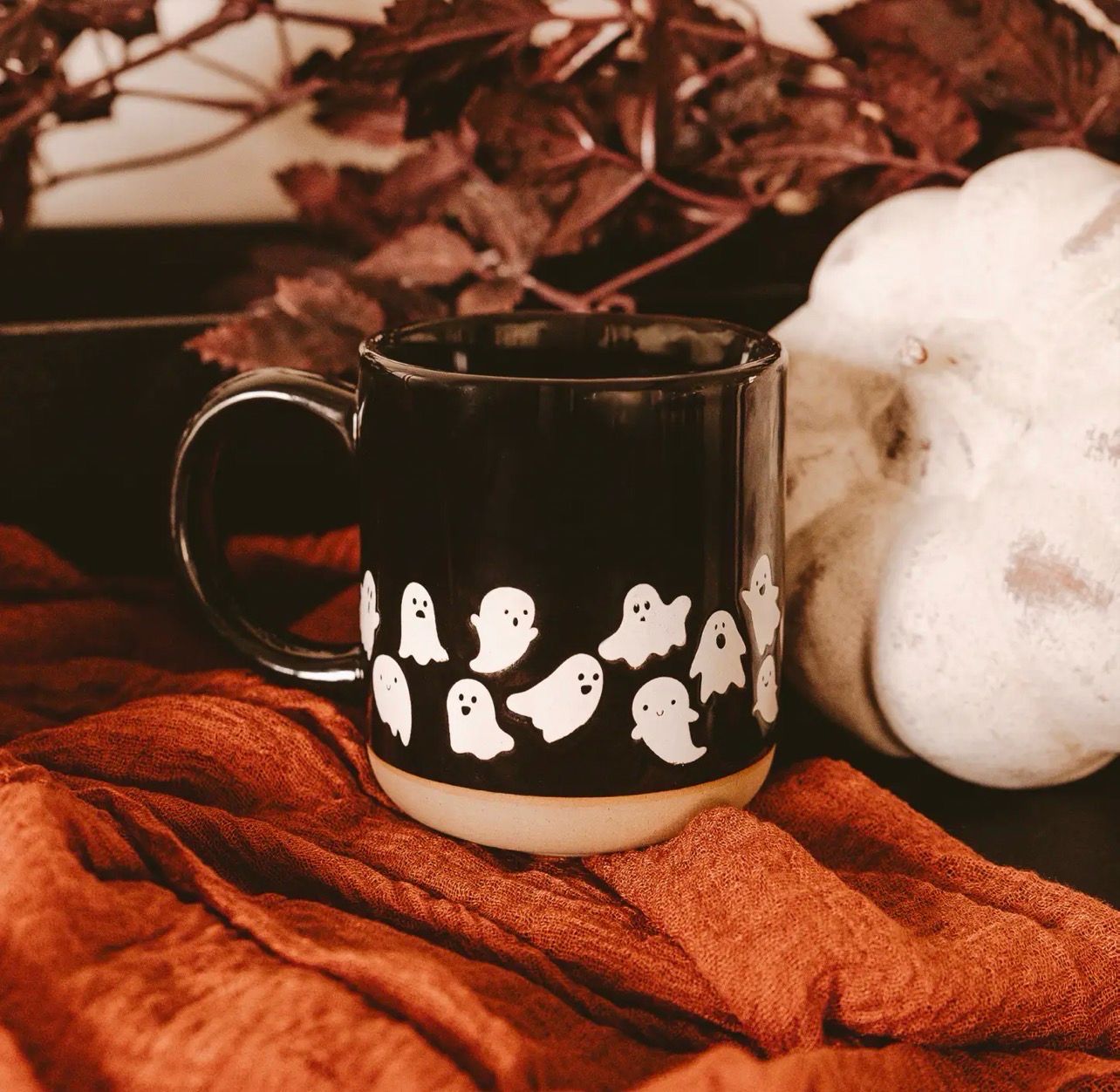 Keramikbecher Herbst “Gespenster”, aus USA