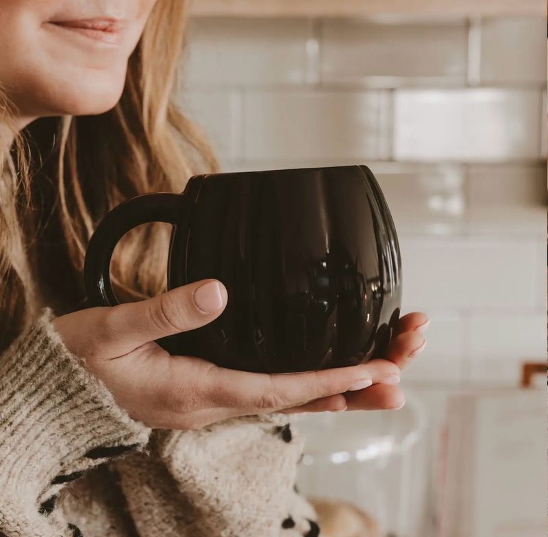 Kürbistasse in schwarz, aus USA Kürbistasse in schwarz, aus USA