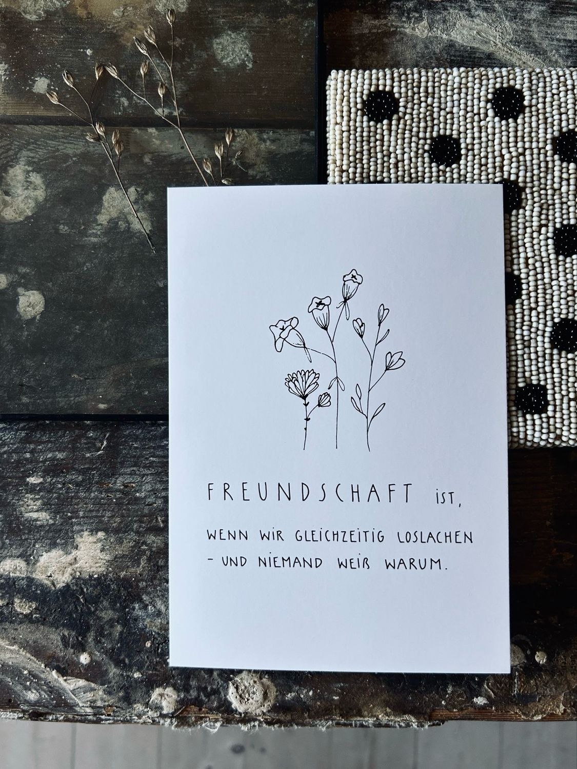 “Freundschaft” Postkarte von Slowlay