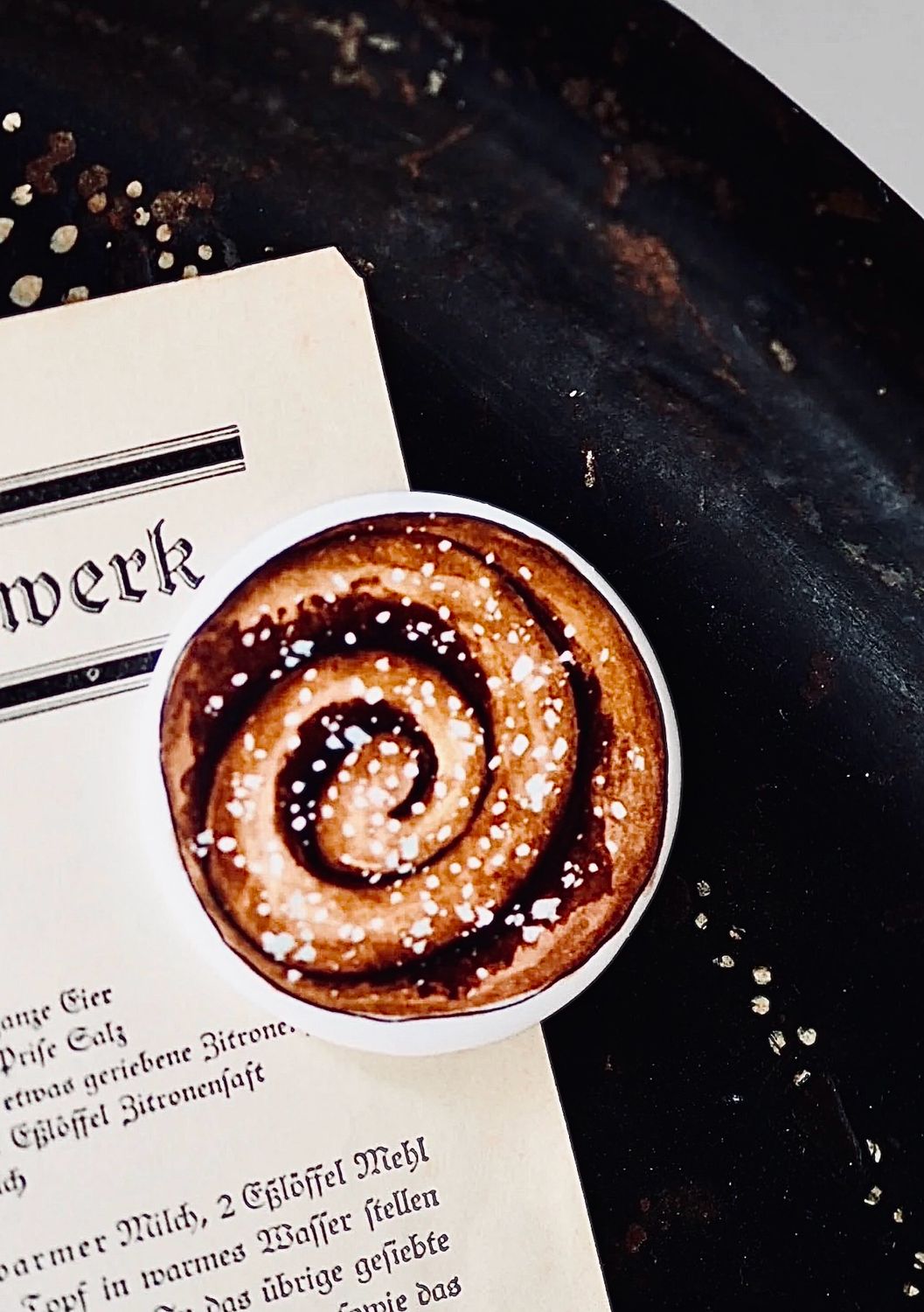 “Kanelbullar” Magnet Zimtschnecke von Frollein Lücke