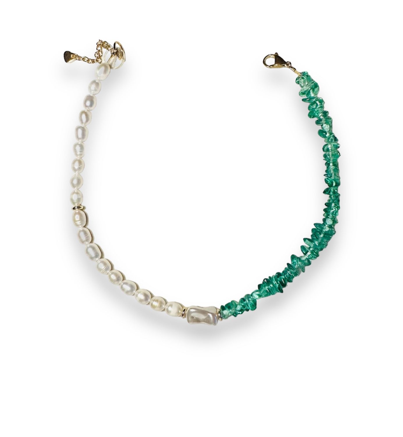 COLLIER GLASS COLORS, Couleurs: Vert