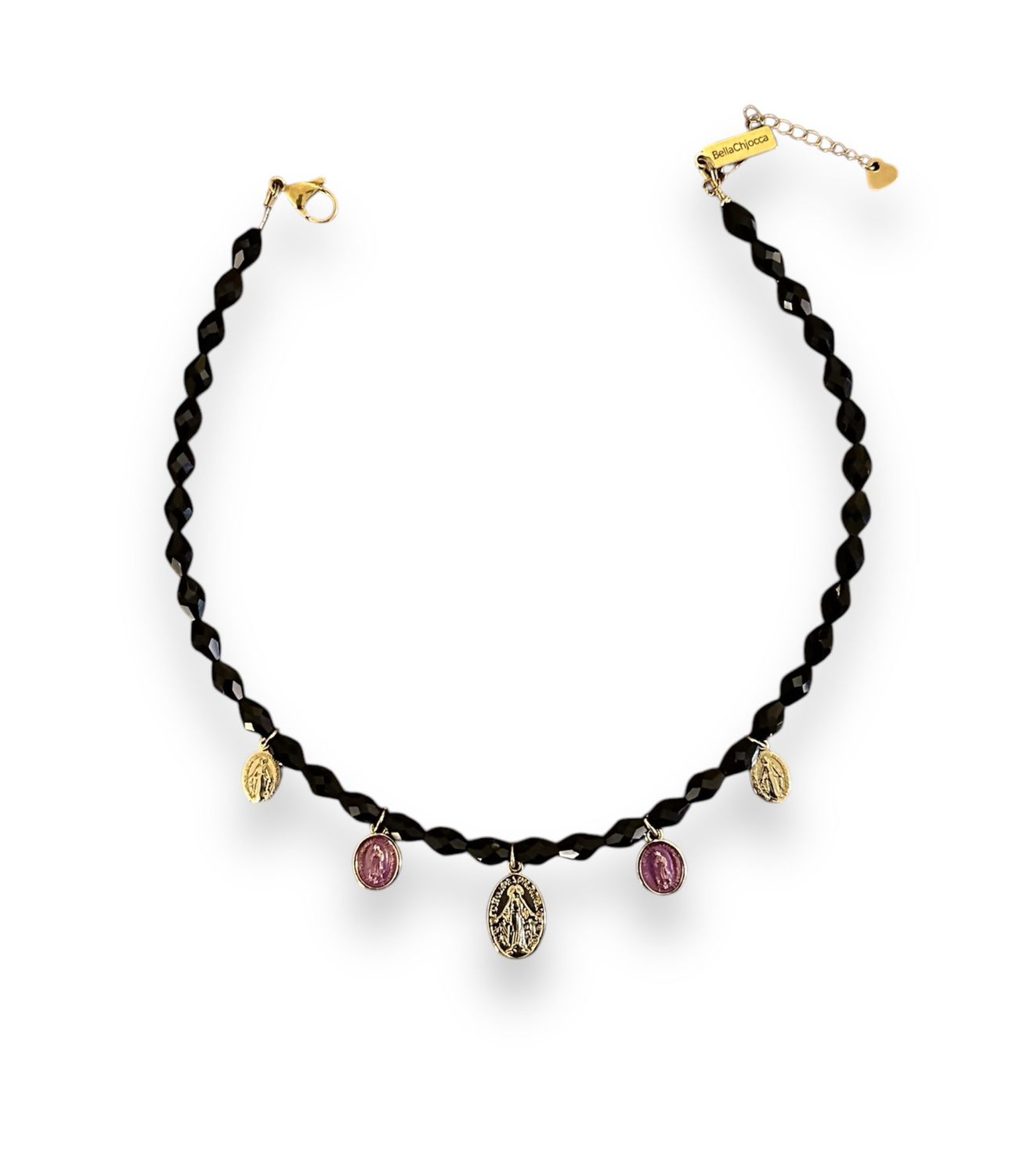 COLLIER VIERGES, COULEUR: VIOLET