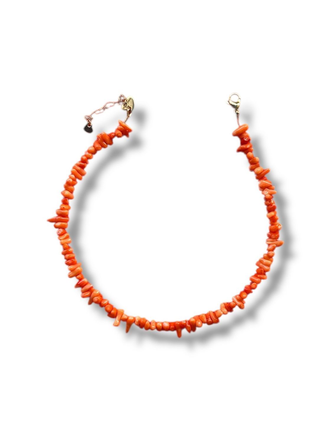 COLLIER BAMBOU COLORS, COULEURS: Orange