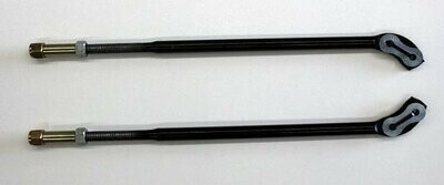Adjustable Castor Rods - Bush Type (per pair) complete with bushes & washers suit 1600,Stanza, 240K, 240/260Z