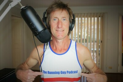 The Running Guy Podcast Singlet