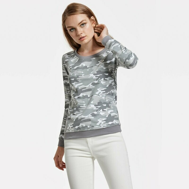 Sudadera Mujer Camuflaje Roly Malone
