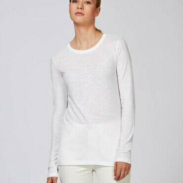 Camiseta Algodón Orgánico Mujer M/L Flatters Slub