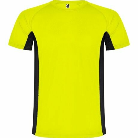 Camiseta Chico Roly SHANGAI, COLORES: Amarillo Flúor / Negro