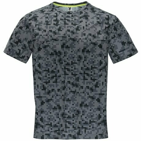 Camiseta Deporte Roly ASSEN, COLORES: Print Negro