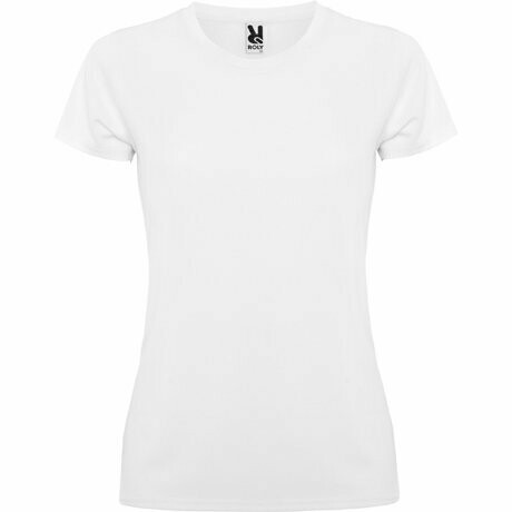 Camiseta técnica Mujer Roly MONTECARLO, COLORES: Blanco