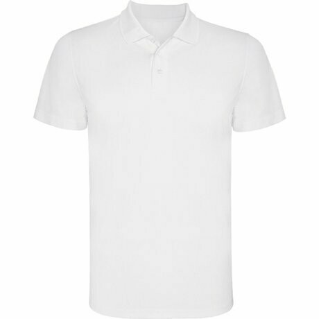 Polo técnico niño Roly Monzha, COLORES: Blanco