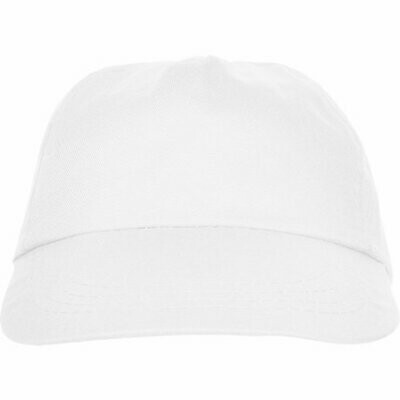 Gorra unisex Roly Basica, COLORES: Blanco