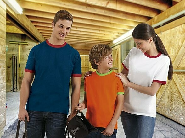 Camiseta Bicolor Unisex Valento Combi