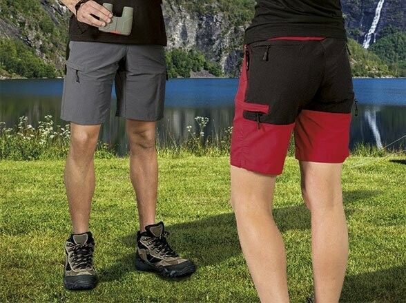 Pantalón Corto Unisex Trekking Multibolsillo Valento Quebec