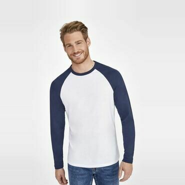 Camiseta Hombre Manga Larga Personalizable Sol's Funky