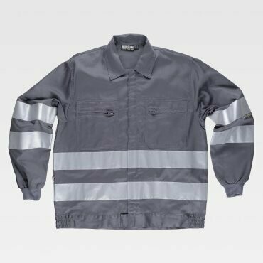 Chaqueta Reflectante Personalizable Workteam, COLORES: Gris