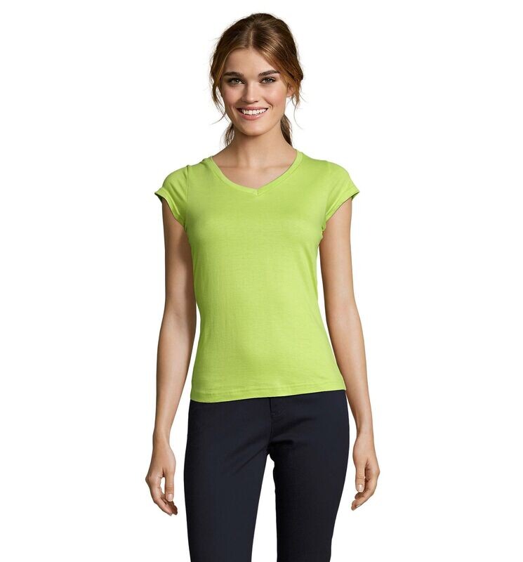 Camiseta Mujer Cuello de Pico SOL'S MOON WOMEN
