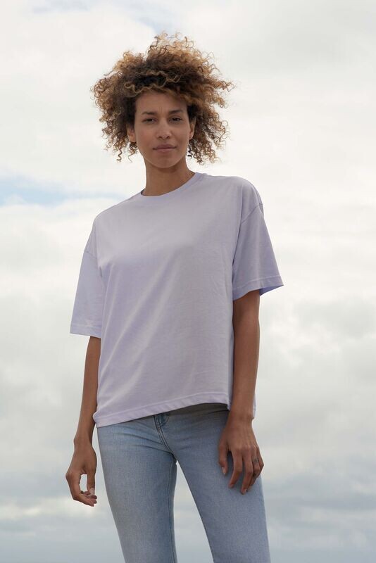 Camiseta sostenible oversize manga corta mujer SOL'S BOXY WOMEN