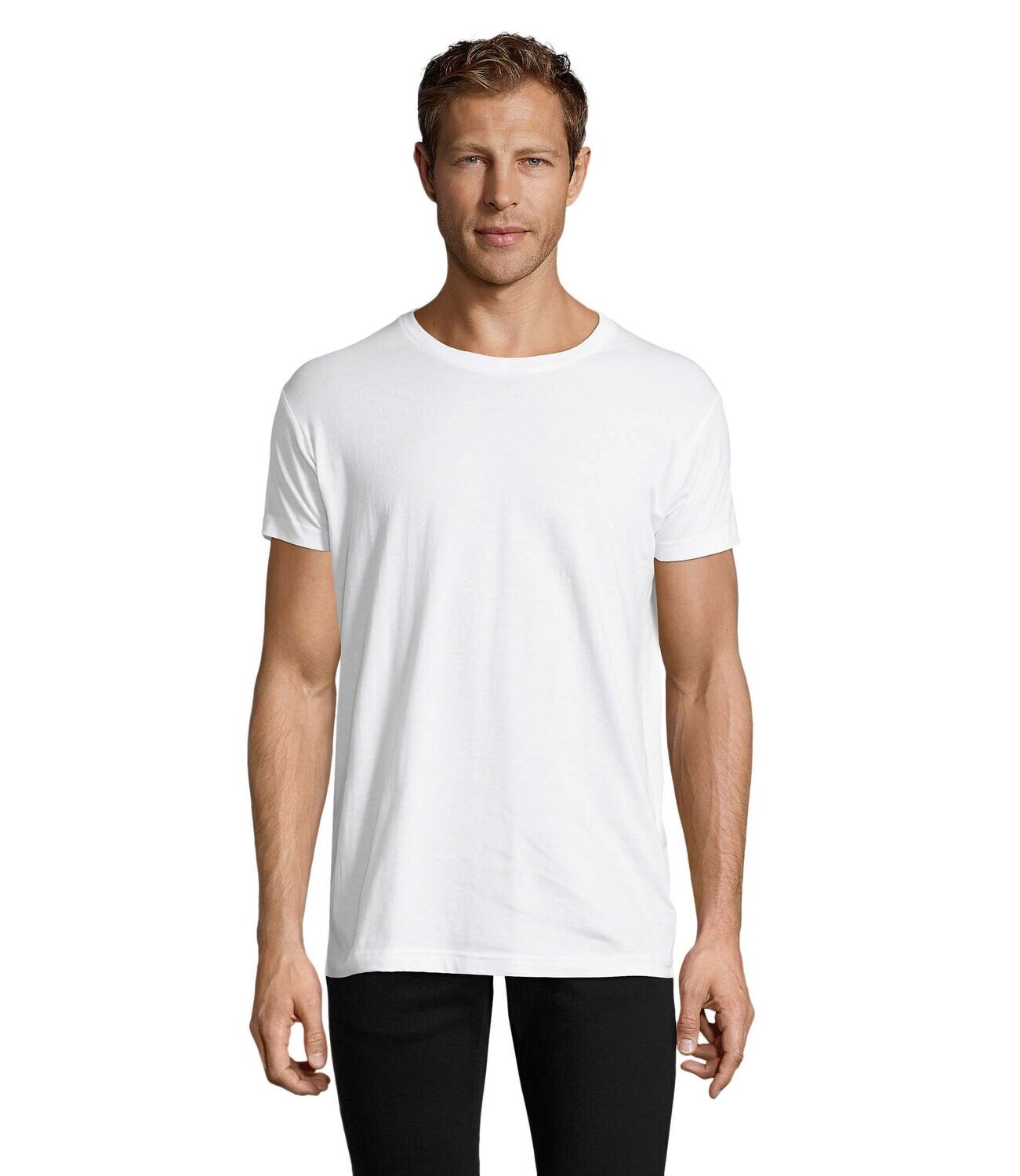 Camiseta algodón organico hombre SOL'S CRUSADER, COLORES: BLANCO