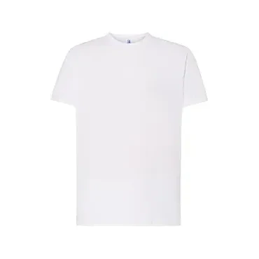 Camiseta básica hombre Regular Premium 190 JHK-T-SHIRT, COLORES: WHITE