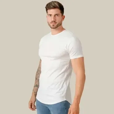Jhk t-Shirt - Camiseta extralarga hombre URBAN BACK TAIL