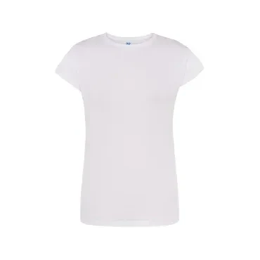 Jhk t-Shirt - Camiseta básica mujer REGULAR COMFORT, COLORES: WHITE