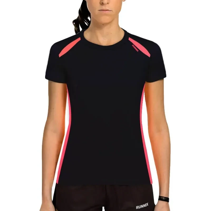 RUNNEK-Camiseta running mujer WAVE WOMAN