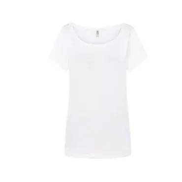 Jhk t-Shirt - Camiseta básica mujer TRINIDAD, COLORES: BLANCO
