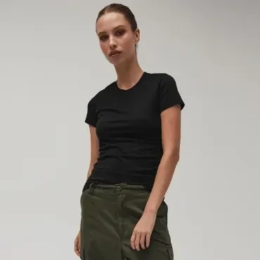 Bella + Canvas - Camiseta básica manga corta mujer  145gmos