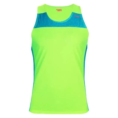 Runnek-Camiseta tecnica tirantes CUBE, COLORES: AMARILLO FLUOR