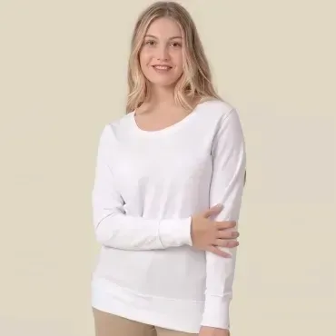 Jhk t-Shirt - Sudadera para mujer Crew Neck Sweatshirt