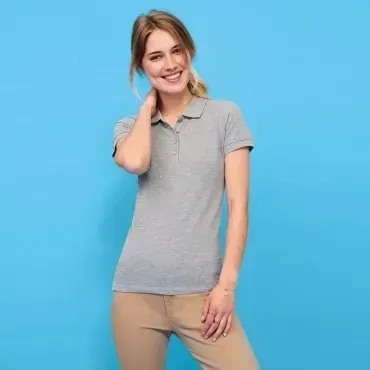 Sol's - Polo grueso manga corta para mujer PEOPLE WOMEN