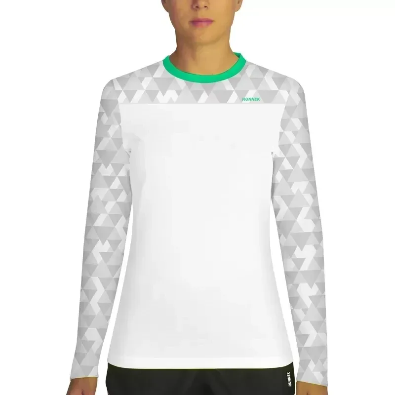 Camiseta técnica de manga larga Dry Fit para mujer Wind