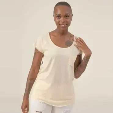 Jhk t-Shirt - Camiseta con bolsillo mujer CAPRI