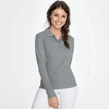 Sol's - Polo de manga larga grueso mujer PODIUM