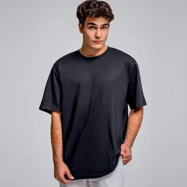 Camiseta Oversize Jhk para Personalizar – Hombre, COLORES: NEGRO