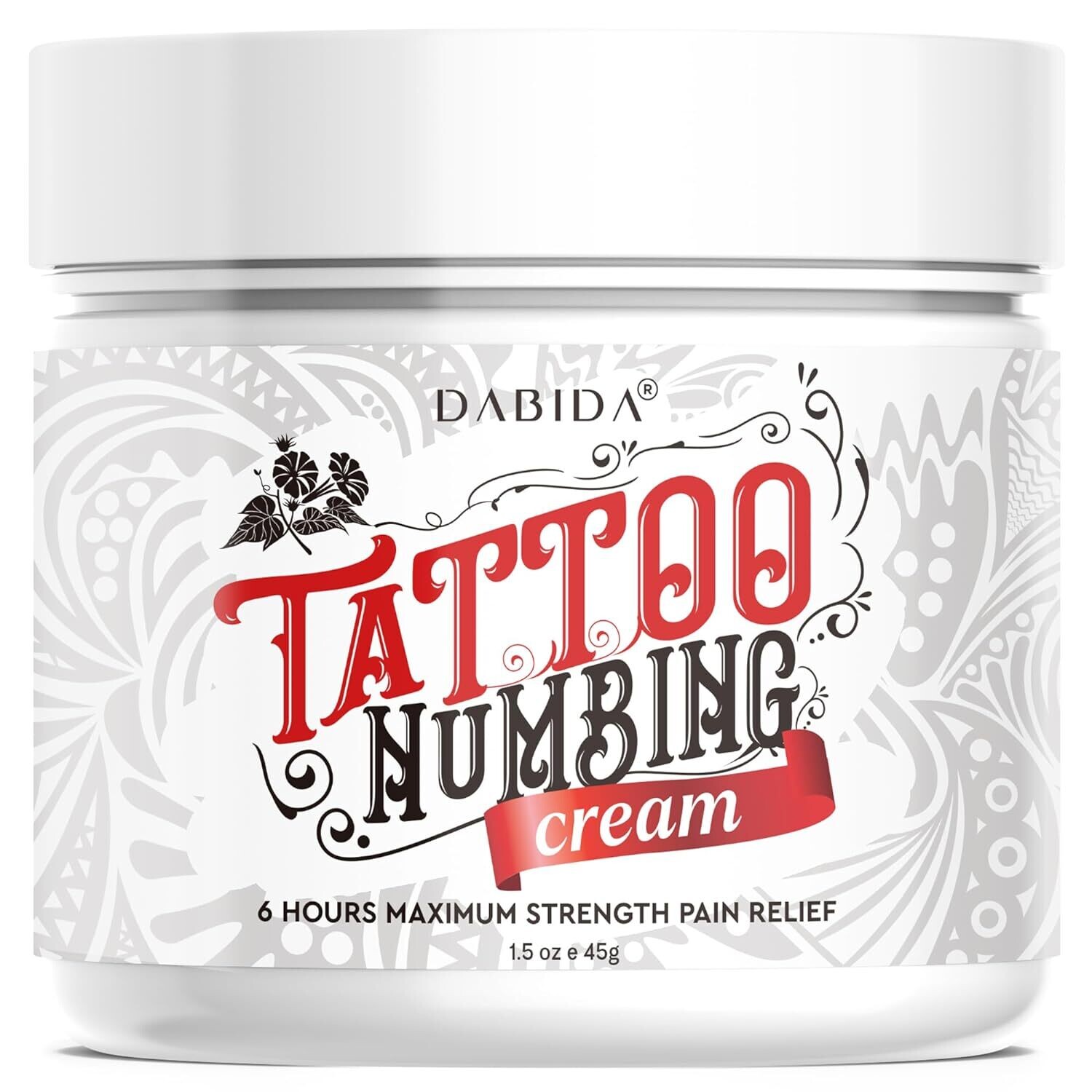 DABIDA Tattoo Numbing Cream Maximum Strength(45g)
